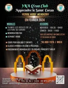 A poster of the verre kids academy