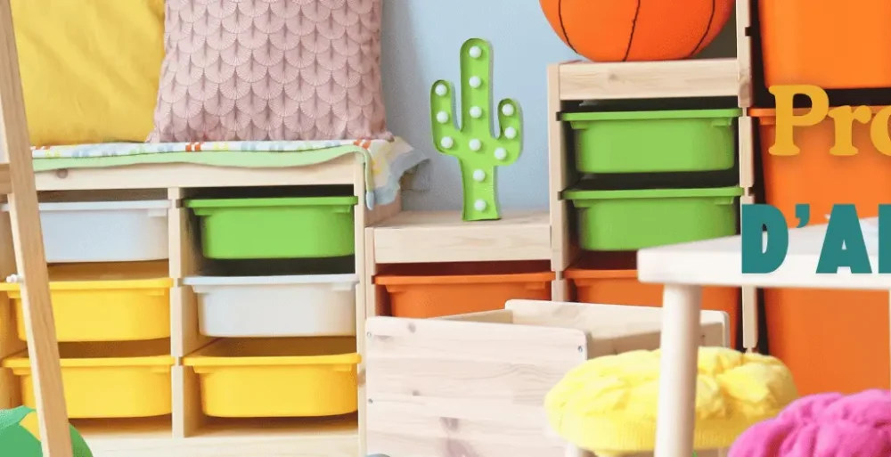 A cactus lamp sitting on top of some crates.