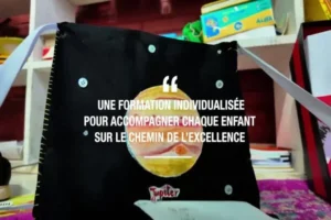 A picture of some food with the words " une formation individualisee pour accompagner chaque enfant sur le chemin de l