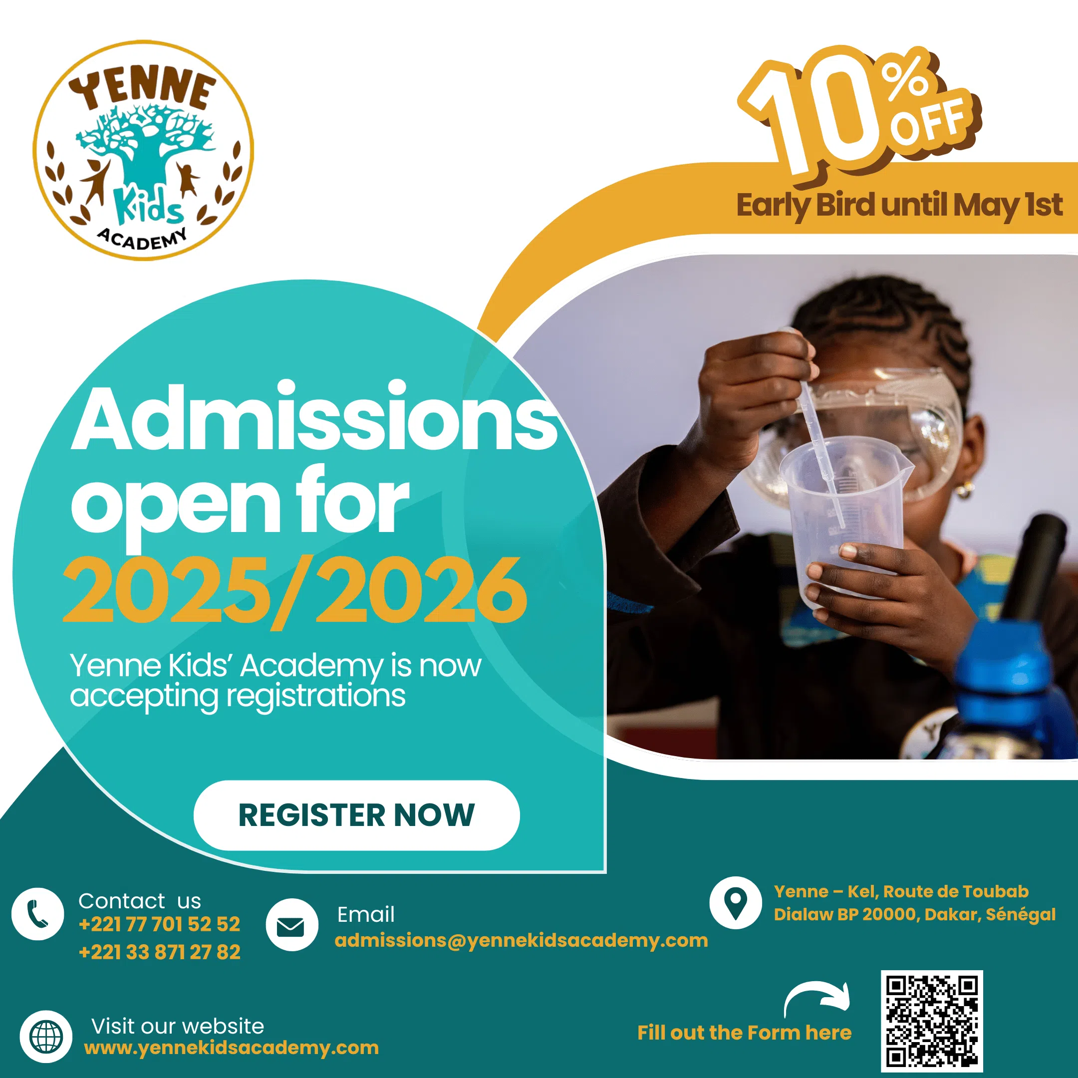 Flyer d'Admission
